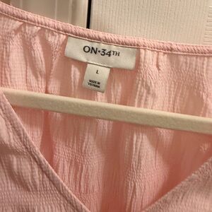ON-34TH Women's Pink Blouse